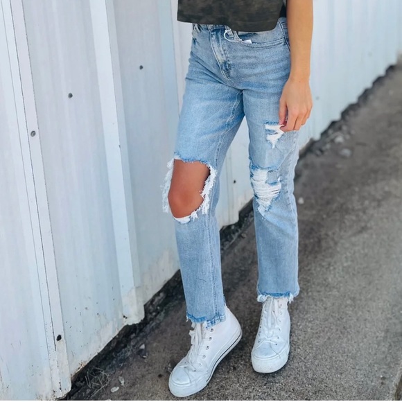 Vervet by Flying Monkey Jeans | High Rise Crop Wide Leopard